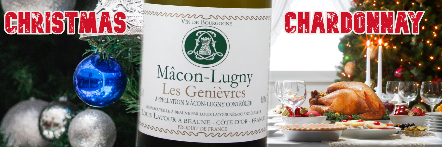 Buy Christmas Chardonnay - Macon-Lugny "Les Genievres", Louis Latour, 2019 for £12.50/bottle