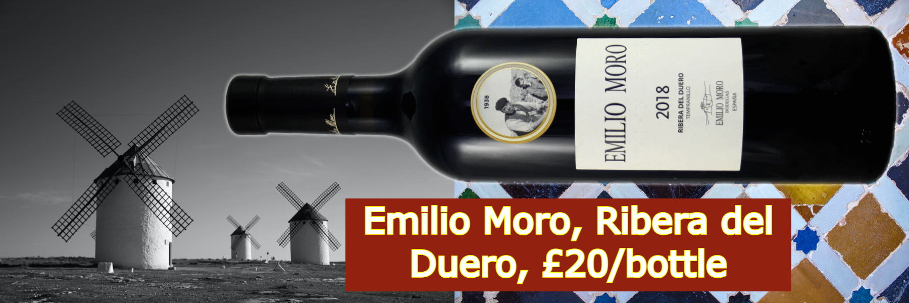 Buy Emilio Moro - Ribera del Duero 2018 - £20/bottle