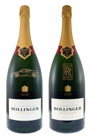Besopke Champagne Magnums finished with engraving