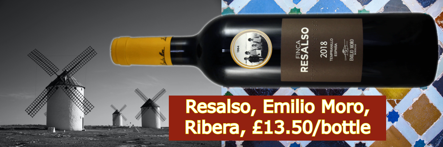 Buy Finca Resalso by Emilio Moro £13.50/bottle